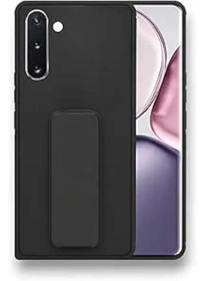 Magnetc Grip Cover For  Samsung Galaxy Note 10 , Kickstand Slim Shockproof Grip Case, Silcione Protective Cover For Samsung Galaxy Note 10 - Black